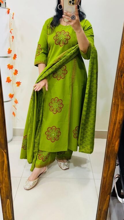 premium kurta palazzo suit set