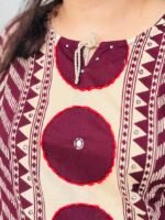  printed cotton kurta set with dupatta