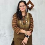 olive green tribal mirror work kurta set with dupatta